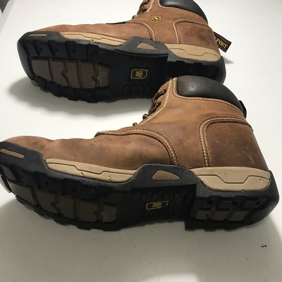Dan Post Distressed Brown Leather Lace-Up Work Boots Size 11M main image 4